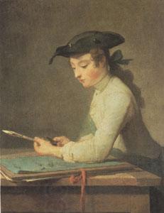 Jean Baptiste Simeon Chardin The Young Draftsman (mk05) China oil painting art